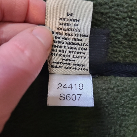 Ouray Fleece Green Keystone LOGO 1/4 Zip Pockets Fleece Pullover Mens Medium - Picture 6 of 8